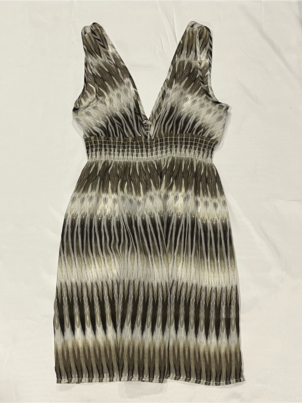 RVCA Olive & Cream V-Neck cover up
